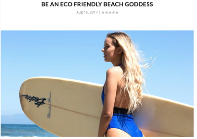 SURF GIRL MAGAZINE | Be an Eco Friendly Beach Goddess