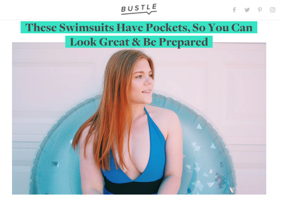 BUSTLE | These Swimsuits Have Pockets, So You Can Look Great & Be Prepared