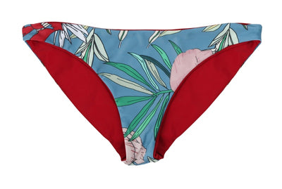 Tiffany Reversible Bikini Bottom (Scarlet/Floral) - Lagoa Swimwear