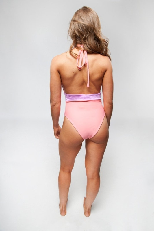 Swimsuit with zipper pocket clearance